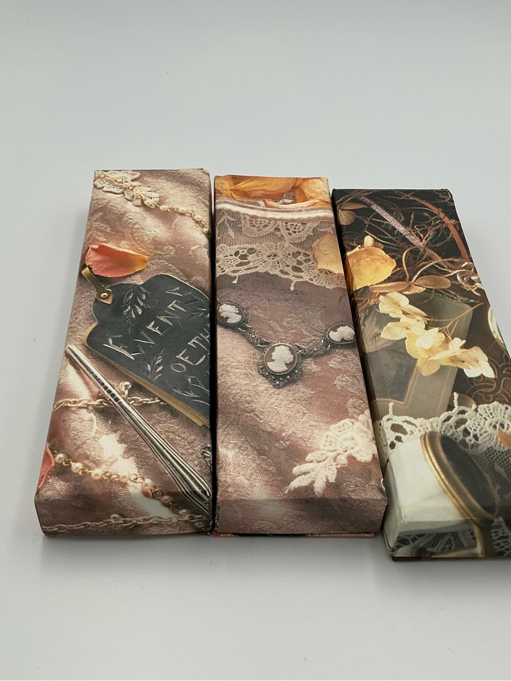 Lot Of 3 Vintage Complete Set Of Wooden Pencils
